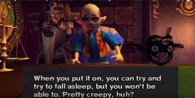 insomnia sleep deprivation mask